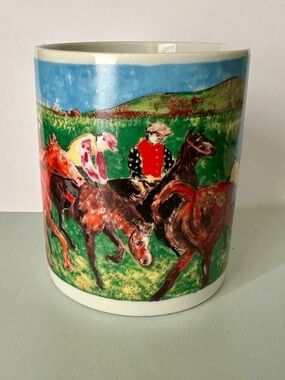 Chaleurs Master Impressionist Collection Mug of Edgar Degas Horse & Jockey